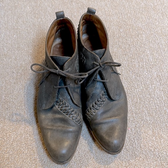 Italian leather vintage unisex Vero Cuoio dress shoes - size 38 - lace up oxford - Picture 2 of 10